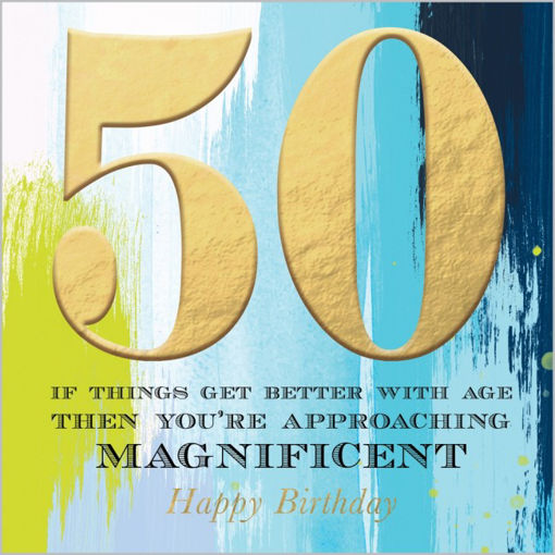 Picture of HAPPY BIRTHDAY 50 YEARS CARD